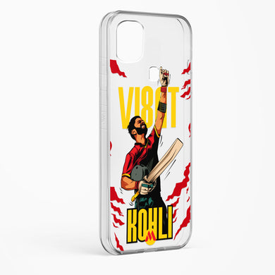 Virat King Kohli Crystal Clear Transparent Case-(Samsung)