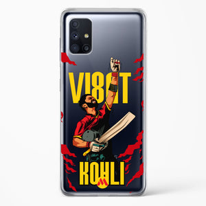 Virat King Kohli Crystal Clear Transparent Case-(Samsung)