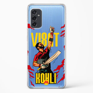 Virat King Kohli Crystal Clear Transparent Case-(Samsung)