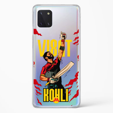 Virat King Kohli Crystal Clear Transparent Case-(Samsung)