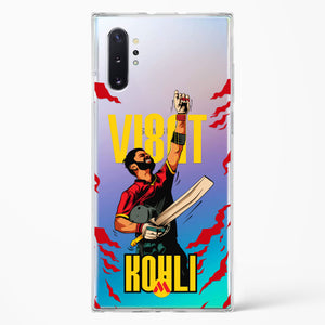 Virat King Kohli Crystal Clear Transparent Case-(Samsung)