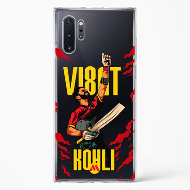 Virat King Kohli Crystal Clear Transparent Case-(Samsung)