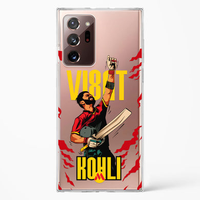Virat King Kohli Crystal Clear Transparent Case-(Samsung)