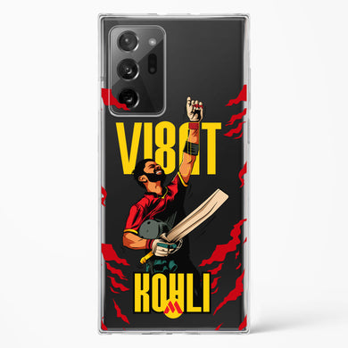 Virat King Kohli Crystal Clear Transparent Case-(Samsung)