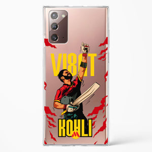 Virat King Kohli Crystal Clear Transparent Case-(Samsung)