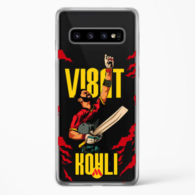 Virat King Kohli Crystal Clear Transparent Case-(Samsung)