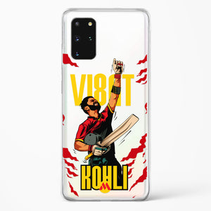 Virat King Kohli Crystal Clear Transparent Case-(Samsung)