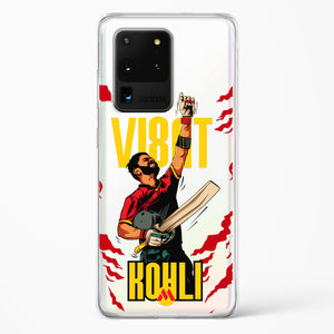 Virat King Kohli Crystal Clear Transparent Case-(Samsung)