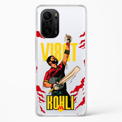 Virat King Kohli Crystal Clear Transparent Case-(Xiaomi)