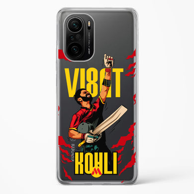 Virat King Kohli Crystal Clear Transparent Case-(Xiaomi)