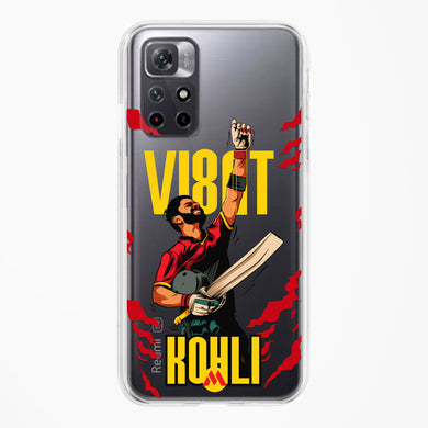 Virat King Kohli Crystal Clear Transparent Case-(Xiaomi)