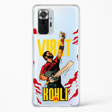 Virat King Kohli Crystal Clear Transparent Case-(Xiaomi)