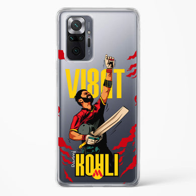 Virat King Kohli Crystal Clear Transparent Case-(Xiaomi)