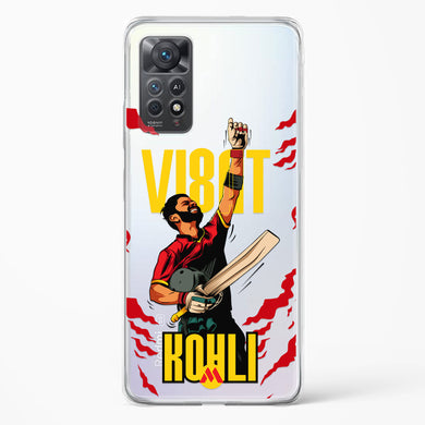 Virat King Kohli Crystal Clear Transparent Case-(Xiaomi)