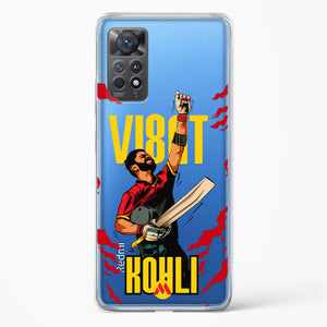 Virat King Kohli Crystal Clear Transparent Case-(Xiaomi)