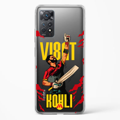 Virat King Kohli Crystal Clear Transparent Case-(Xiaomi)