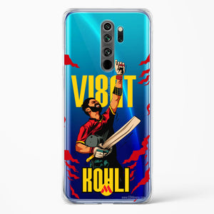Virat King Kohli Crystal Clear Transparent Case-(Xiaomi)