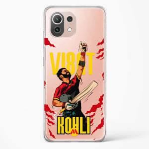 Virat King Kohli Crystal Clear Transparent Case-(Xiaomi)