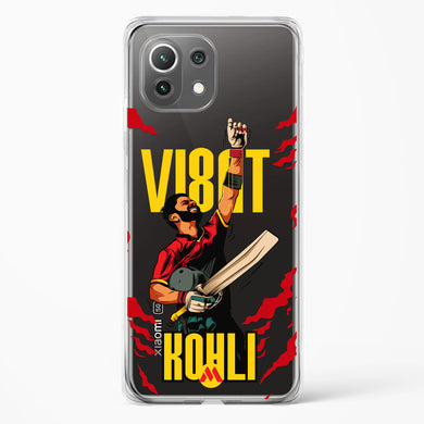 Virat King Kohli Crystal Clear Transparent Case-(Xiaomi)