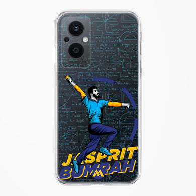 Jasprit Bumrah Crystal Clear Transparent Case-(Oppo)