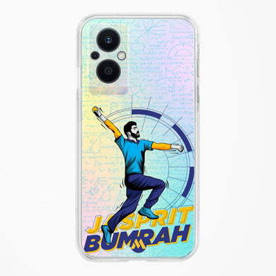 Jasprit Bumrah Crystal Clear Transparent Case-(Oppo)