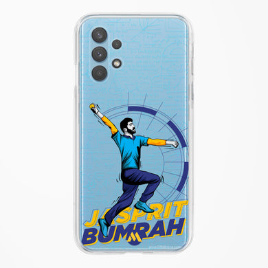 Jasprit Bumrah Crystal Clear Transparent Case-(Samsung)