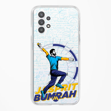 Jasprit Bumrah Crystal Clear Transparent Case-(Samsung)