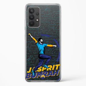 Jasprit Bumrah Crystal Clear Transparent Case-(Samsung)