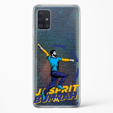 Jasprit Bumrah Crystal Clear Transparent Case-(Samsung)