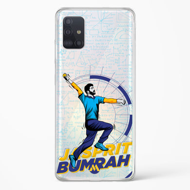 Jasprit Bumrah Crystal Clear Transparent Case-(Samsung)