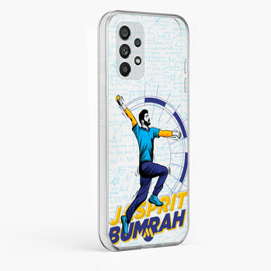 Jasprit Bumrah Crystal Clear Transparent Case-(Samsung)