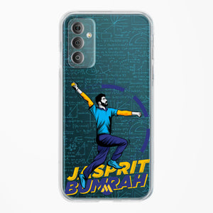 Jasprit Bumrah Crystal Clear Transparent Case-(Samsung)