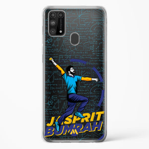 Jasprit Bumrah Crystal Clear Transparent Case-(Samsung)