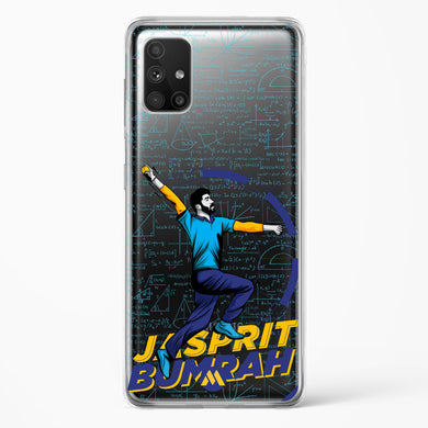 Jasprit Bumrah Crystal Clear Transparent Case-(Samsung)