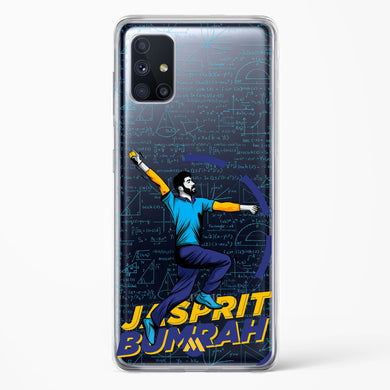 Jasprit Bumrah Crystal Clear Transparent Case-(Samsung)