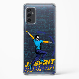 Jasprit Bumrah Crystal Clear Transparent Case-(Samsung)