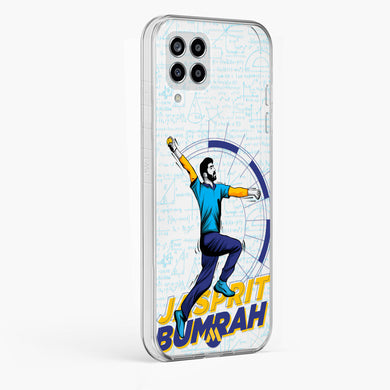 Jasprit Bumrah Crystal Clear Transparent Case-(Samsung)