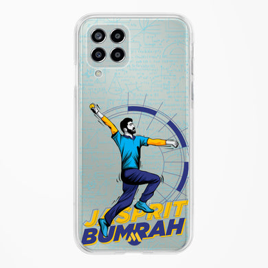 Jasprit Bumrah Crystal Clear Transparent Case-(Samsung)