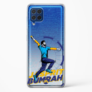 Jasprit Bumrah Crystal Clear Transparent Case-(Samsung)