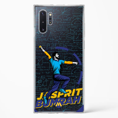 Jasprit Bumrah Crystal Clear Transparent Case-(Samsung)