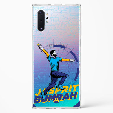 Jasprit Bumrah Crystal Clear Transparent Case-(Samsung)