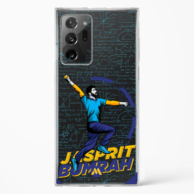 Jasprit Bumrah Crystal Clear Transparent Case-(Samsung)