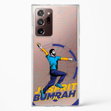 Jasprit Bumrah Crystal Clear Transparent Case-(Samsung)