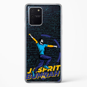 Jasprit Bumrah Crystal Clear Transparent Case-(Samsung)