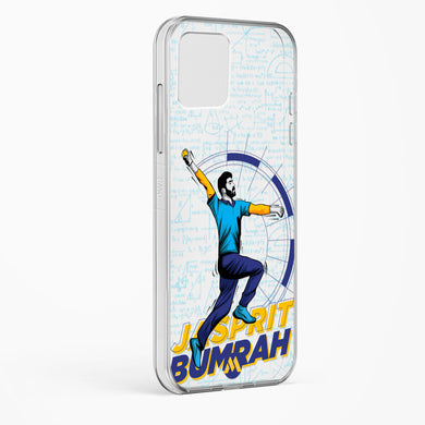 Jasprit Bumrah Crystal Clear Transparent Case-(Samsung)