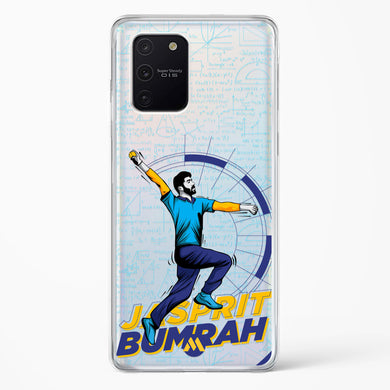 Jasprit Bumrah Crystal Clear Transparent Case-(Samsung)