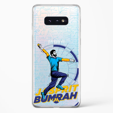 Jasprit Bumrah Crystal Clear Transparent Case-(Samsung)
