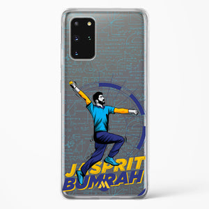 Jasprit Bumrah Crystal Clear Transparent Case-(Samsung)