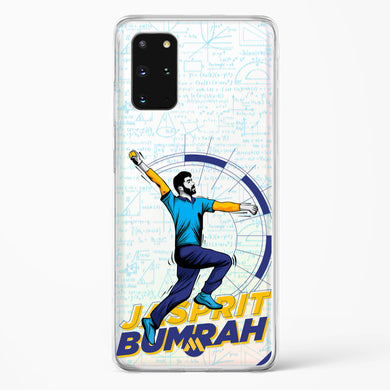 Jasprit Bumrah Crystal Clear Transparent Case-(Samsung)