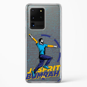 Jasprit Bumrah Crystal Clear Transparent Case-(Samsung)